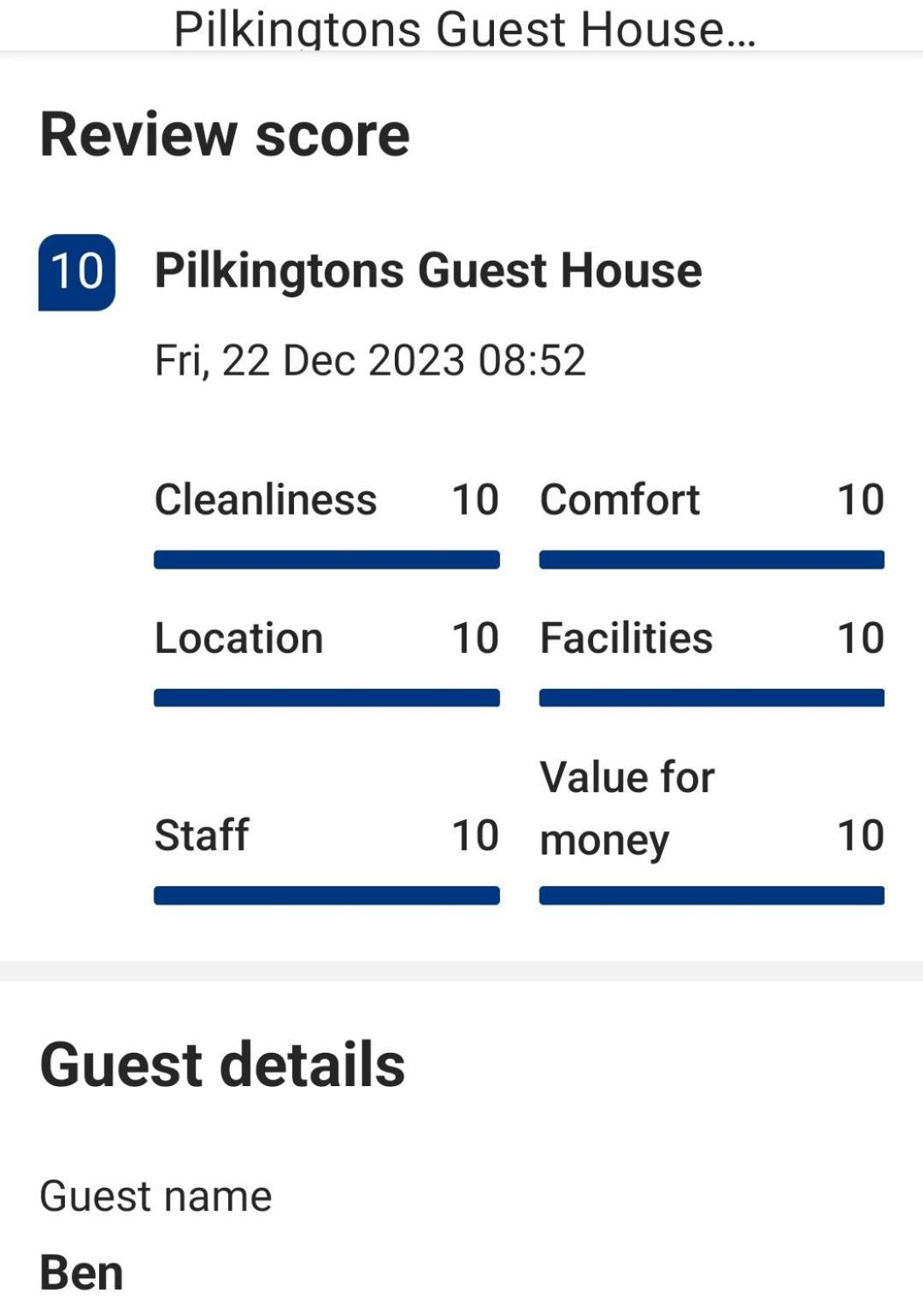 Pilkingtons Guest House Accrington Exterior photo